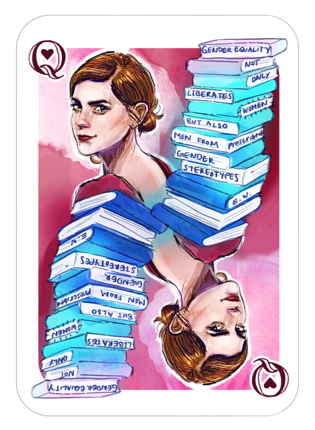 Woman card-Emma Watson By Gabrielle Hoggett
