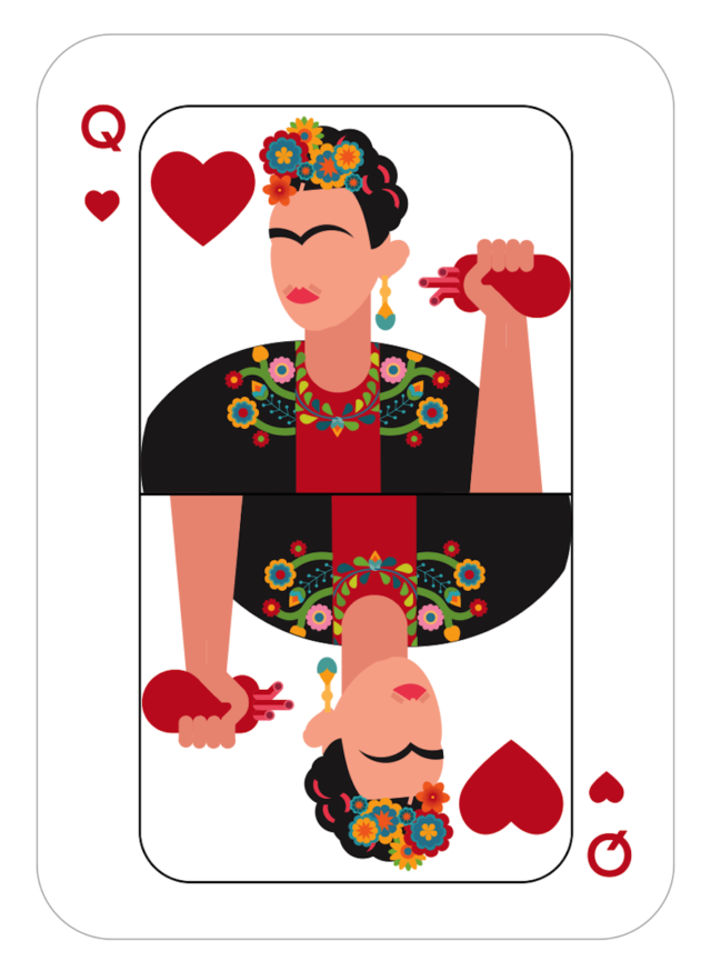 Woman card -Frida Kahlo by Nicole Martinez