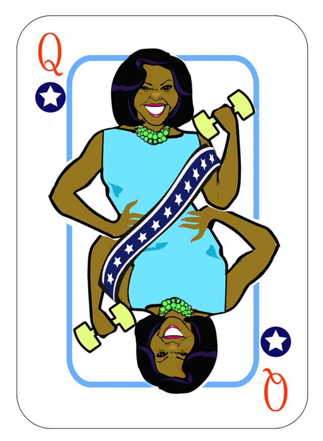 Woman Card-Michelle Obama by Jasmine Estrada