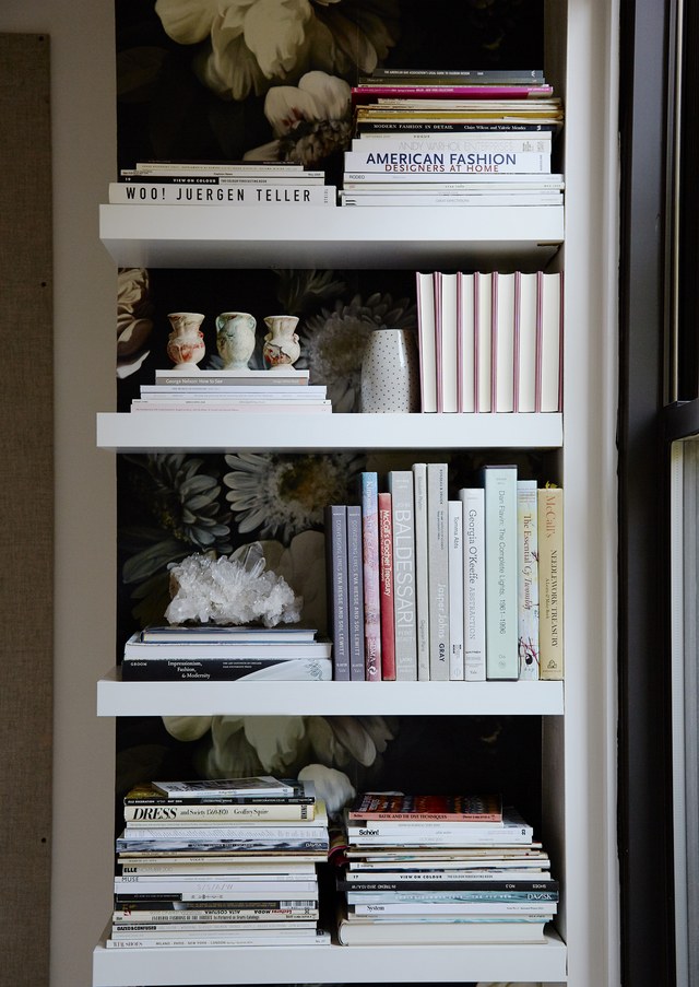 Rebecca Taylor's Chic New York Office bookshelf