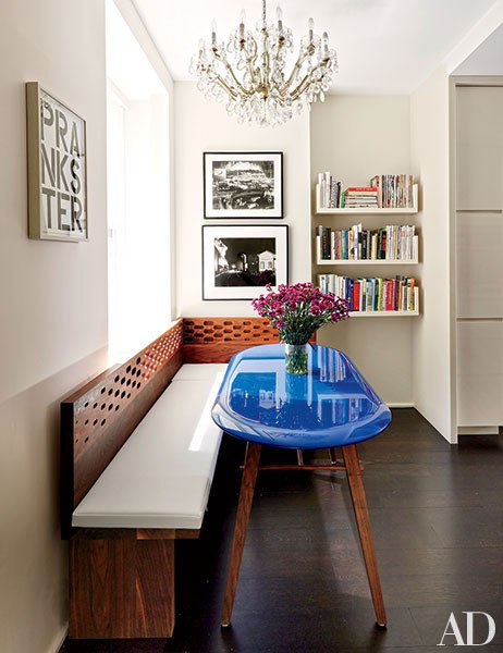 Coolest breakfast nooks by Francis Dhaene on Architectural Digest