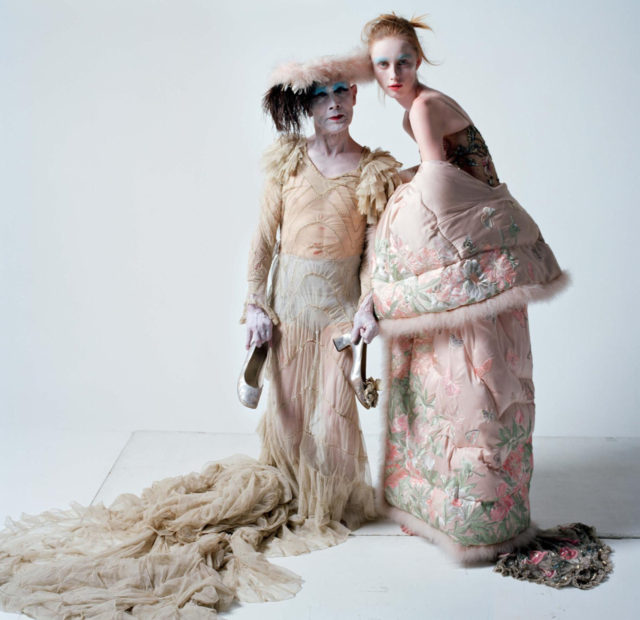 Tim Walker for UK Vogue December 2016 Rianne van Rompaey in Alexander McQueen dress