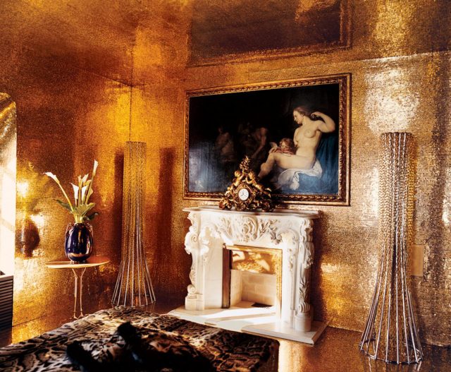 Dolce & Gabbana Portofino home gold walls