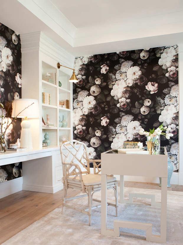 Ellie Cashman Floral wallpaper - little luxury list