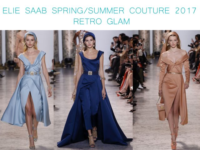 Elie Saab Spring Summer Couture 2017 - Retro glam