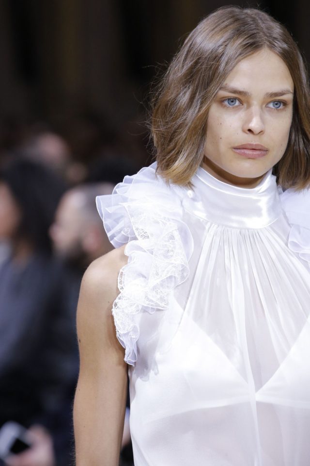 Lanvin Autumn:Winter 2017 details frilly sleeves