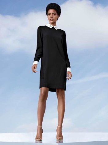 Victoria Beckham for Target black collared dress