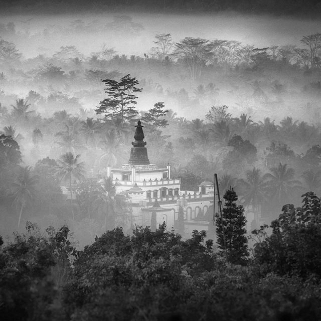 Hengki Koentjoro black and white photography temple