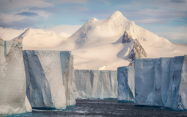 Trip to Antarctica by Josselin Corneau mountain