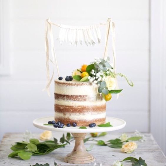 Marble home decor cake stand