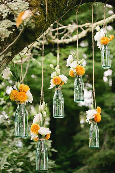 Luxury for Less- Summer Entertaining Decor flowers in vases