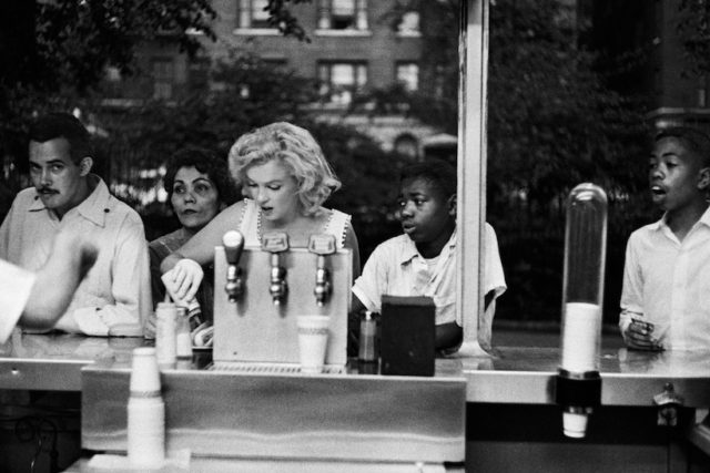 Marilyn Monroe Eating A Hot Dog