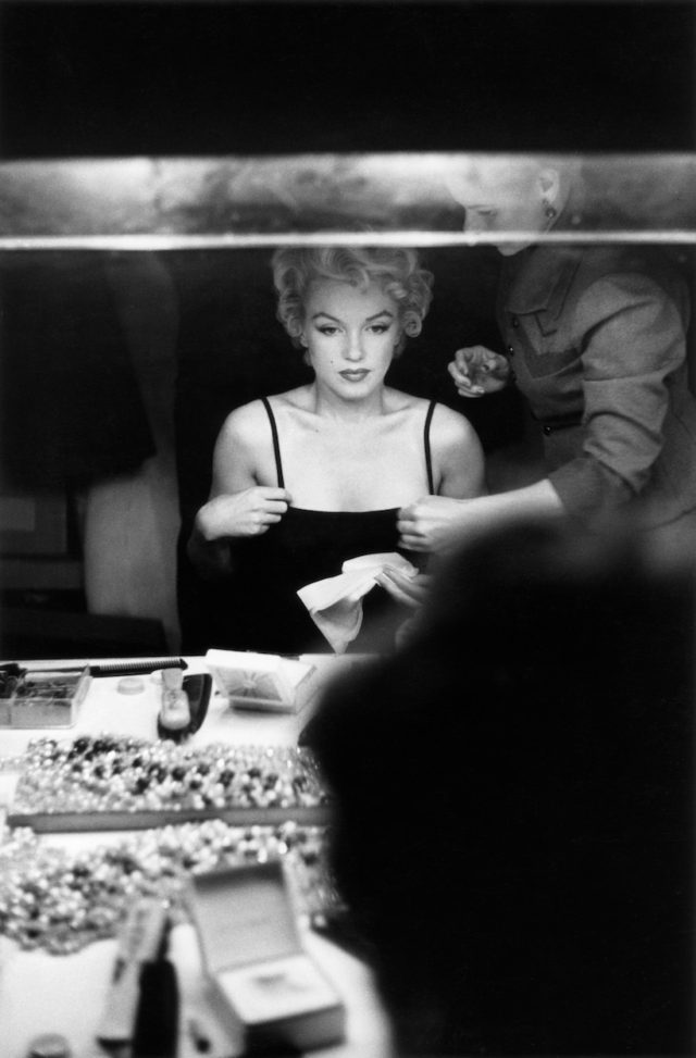 Marilyn Monroe At A Makeup Table