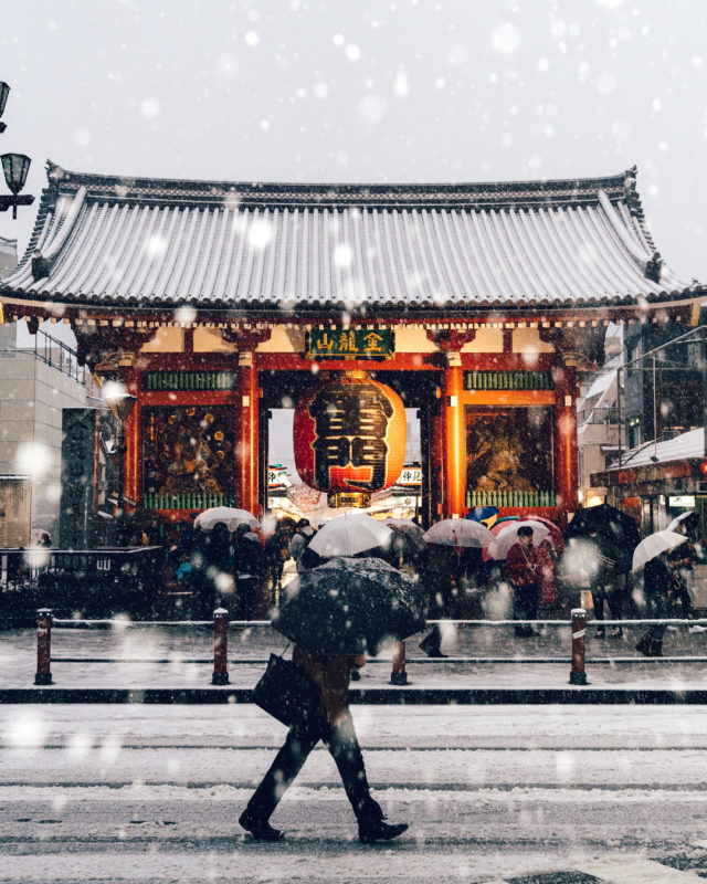Winter in Tokyo by yuichi yokota crowd in front of temple