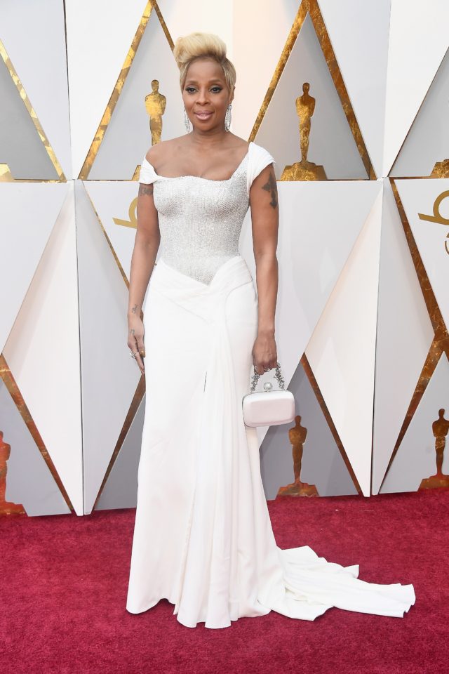 Oscars Best Dressed 2018 - Mary J. Blige in Versace
