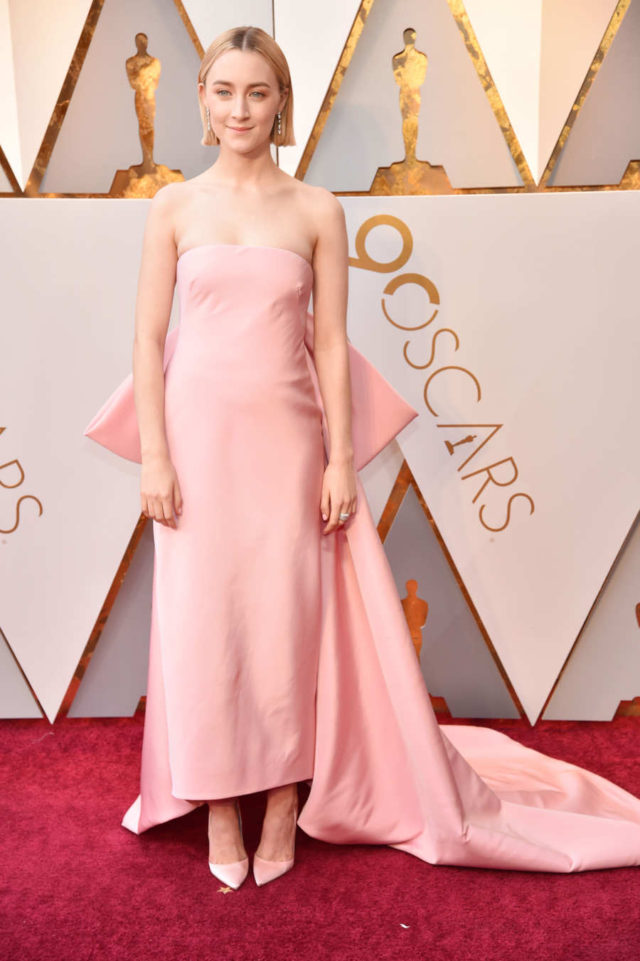Oscars Best Dressed 2018 - Saoirse Ronan in Calvin Klein