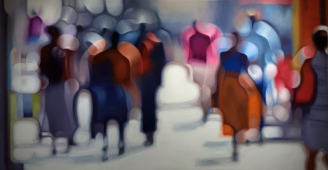 Out-of-focus-paintings-by-Philip-Barlow-abstract-figure - deluge 