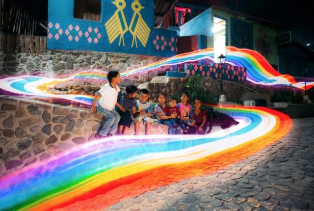 Rainbow road by Daniel Mercadante - kids
