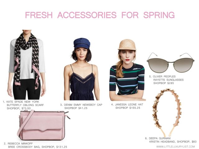 Fresh accessories for spring