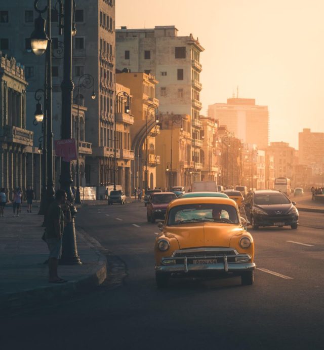Havana by Michael T. Meyers - sunset cars