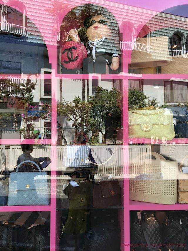 Sites you have to see in Tokyo - shopping Amorevintage Chanel window