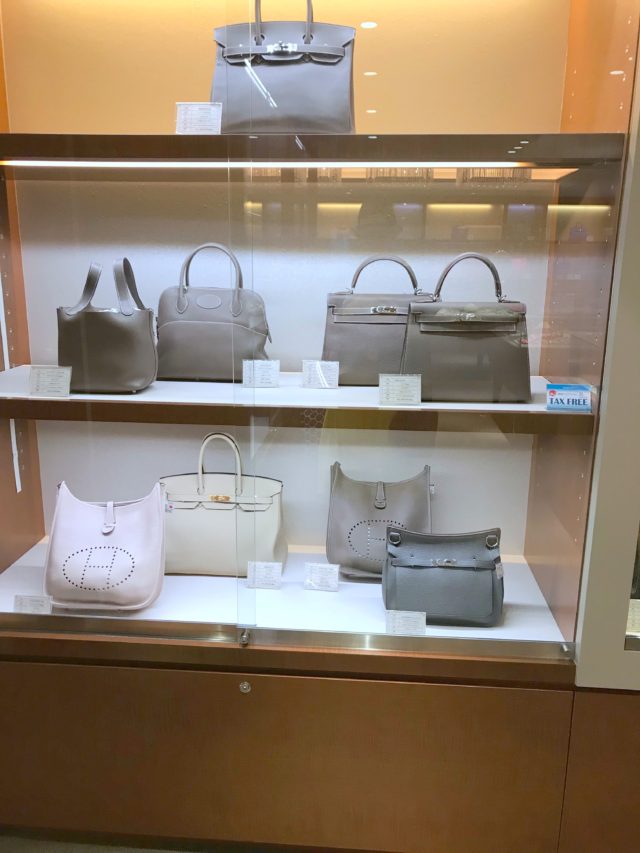 Sites you have to see in Tokyo - shopping Hermes bags