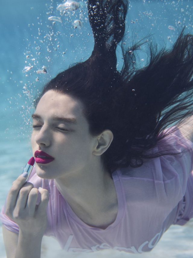 Mckenna Hellam in Vogue Portugal June 2018 lipstick