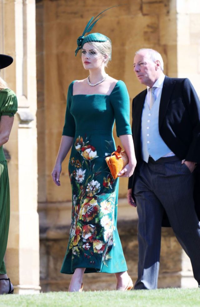 Royal Wedding Fashion Inspiration - Kitty Spencer in Dolce and Gabbana and Philip Treacy hat