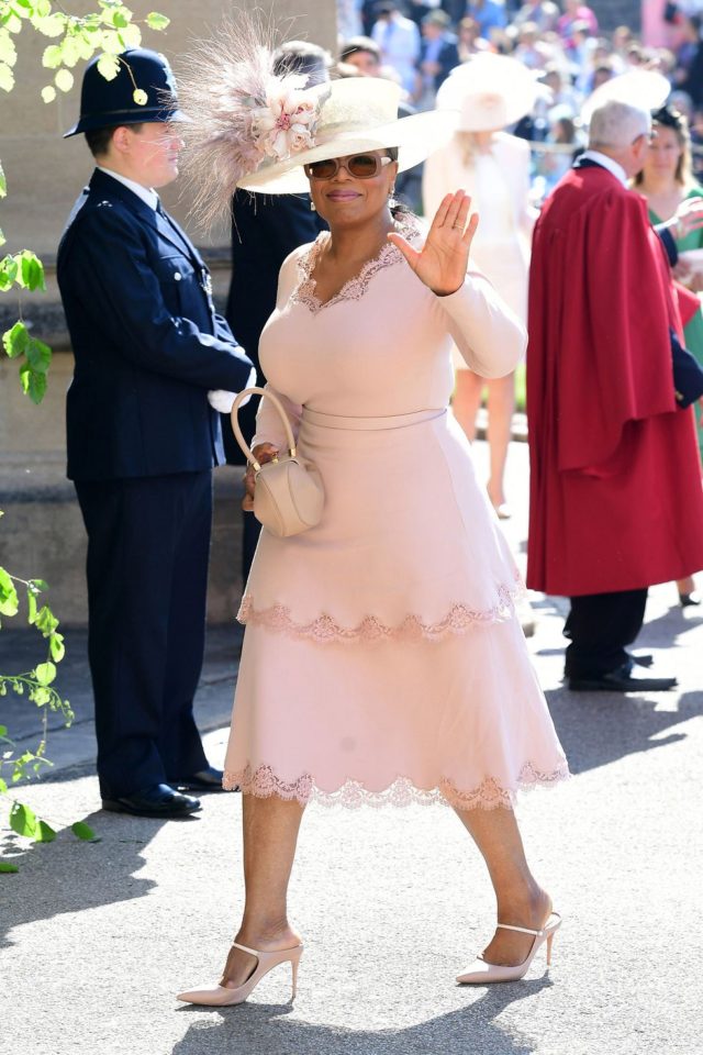 Royal Wedding Fashion Inspiration - Oprah Winfrey in Stella McCartney