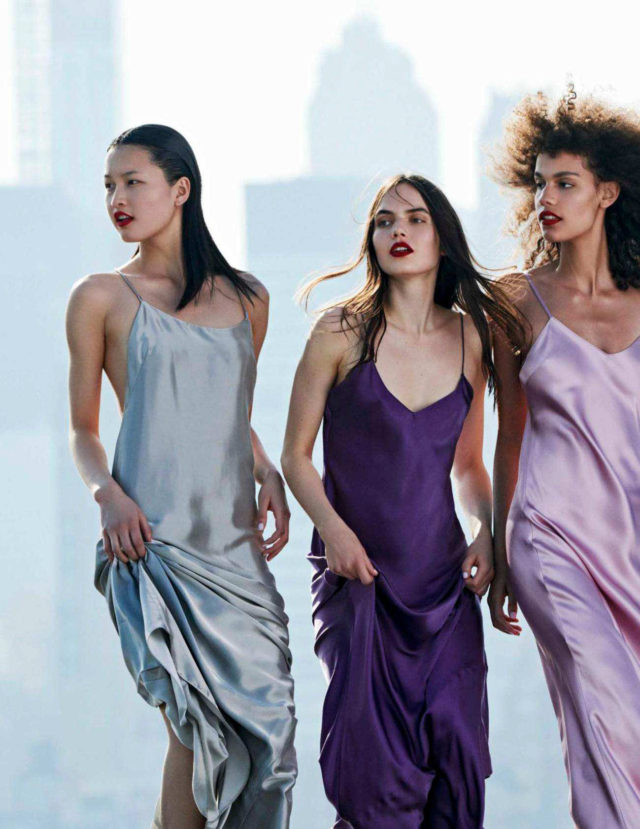 Dias de fiesta in Vogue España July 2018 - slip dresses