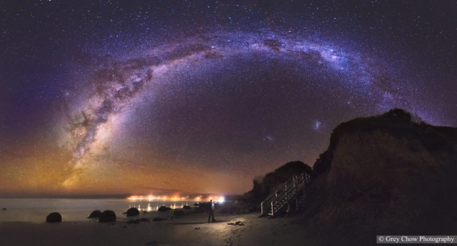 Milky Way photography by Grey Chow - arch