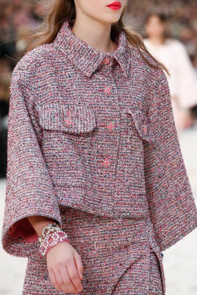 Chanel Spring:Summer 2019 Ready-To-Wear Details - pink multi jacket