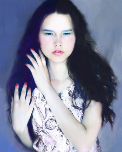 Dreamy Fashion Photography by Marie Taillefer-green eyeshadow