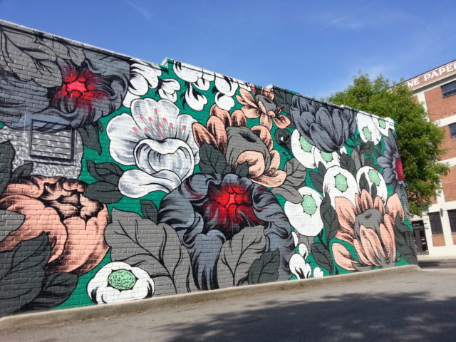 Grand Floral Murals by Ouizi - alley