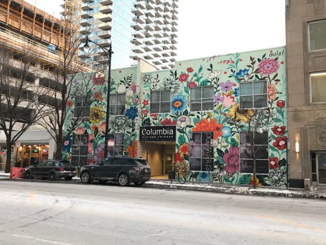 Grand Floral Murals by Ouizi - storefront