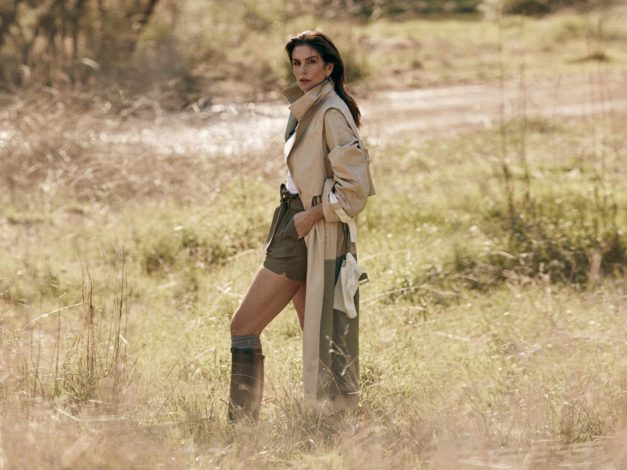 Cindy Crawford for the Edit March 2019 - trench coat