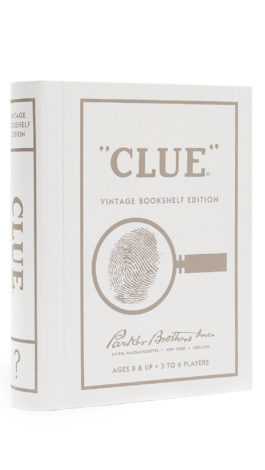 Clue vintage bookshelf edition
