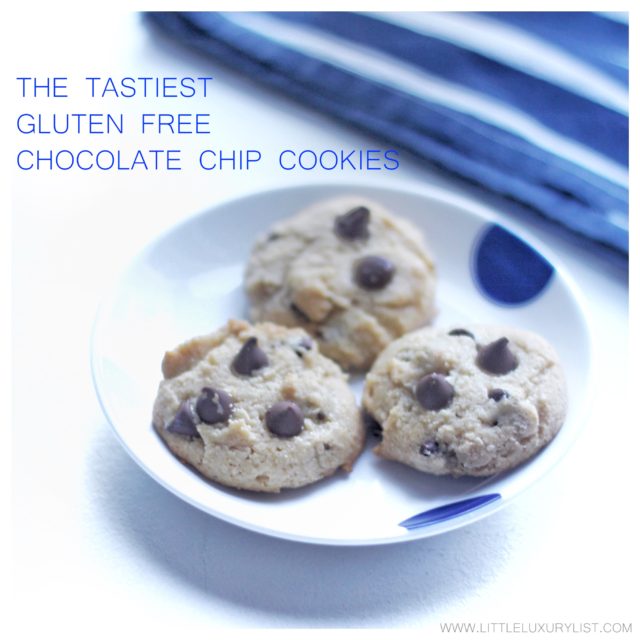 The tastiest gluten free chocolate chip cookies - close up