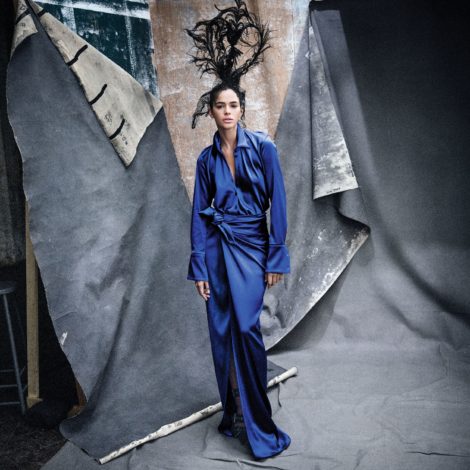 Global talent for US Vogue April 2019 - Bruna Marquezine in Balenciaga