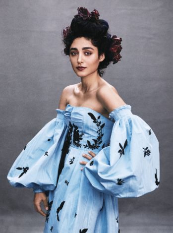 Global talent for US Vogue April 2019 - Golshifteh Farahani in Erdem dress