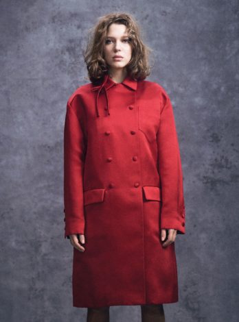 Global talent for US Vogue April 2019 - Lea Seydoux in Prada coat