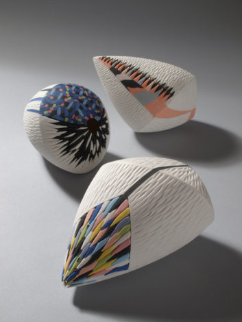 Porcelain art - shell shapes