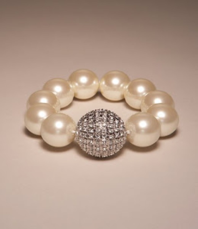 ann taylor pearl bracelet - saved by Chic n Cheap Living