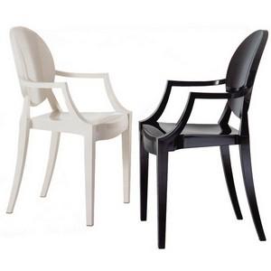 ghost chair black and white - saved by Chic n Cheap Living