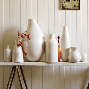 white pure white ceramic vase west elm