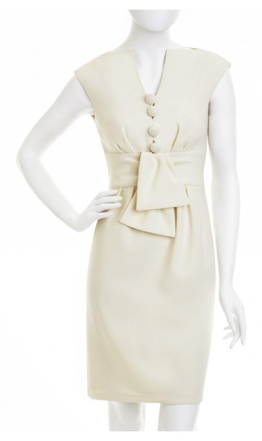 sunny_day_shift_cream dress by nanette lepore-saved by ChicnCheapLiving