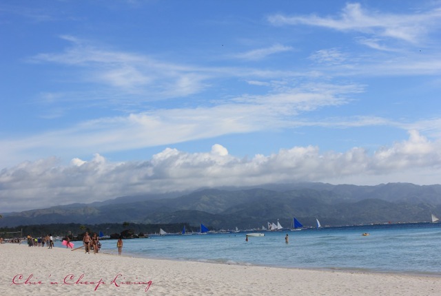 Boracay beach long view by Chic n Cheap Living