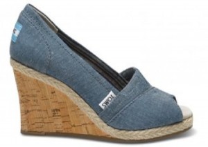 Toms Serena womens wedges - saved by Chic n Cheap Living