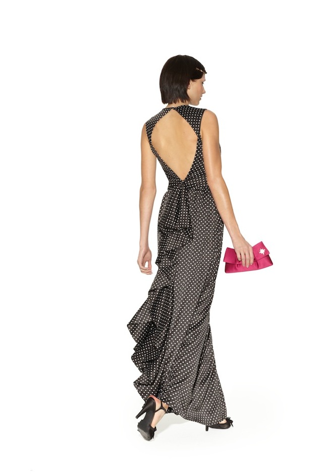 kate_young_for_target_look open back back view polka dot dress - saved by Chic n Cheap Living