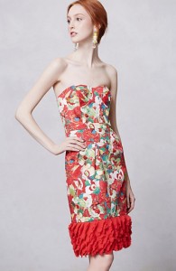 Peter Som for Anthropologie Luisa poppy dress - saved by Chic n Cheap Living